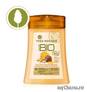 Yves Rocher /     Nourishing Honey Shower Gel Cream BIO Culture Honey&Organic Muesli