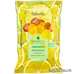 Faberlic / Мыло для рук и тела Лимонное монпансье серии Beauty cafe