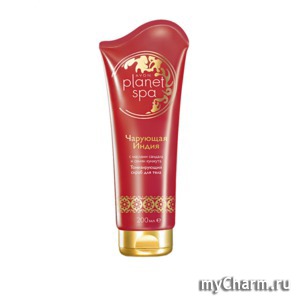 Avon / SPA Тонизирующий скраб для тела "Чарующая Индия" с маслами сандала и семян кунжута