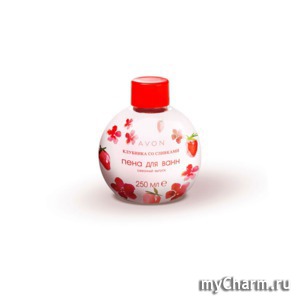 Avon / Пена для ванн "Клубника со сливками" сезонный выпуск