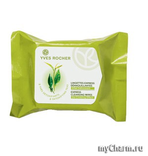 Yves Rocher /   -  3 Thes Detoxifiants Cleansing Cloths