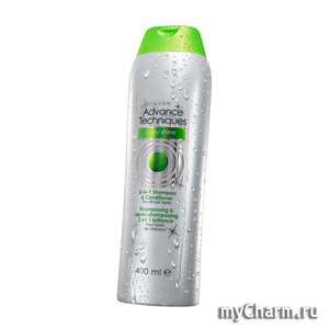 Avon / Шампунь/Ополаскиватель 2 в 1 "Сияние день за днем" для любого типа волос