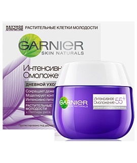 GARNIER / Крем Skin Naturals Клетки Молодости Интенсивное омоложение 55+ Дневной Антивозрастной Уход