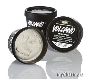 Lush / Маска для ног Вулкан