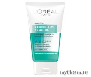 L'OREAL / Бесконечная свежесть Очищающий гель