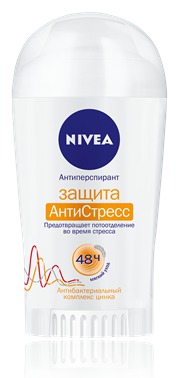 NIVEA / Дезодорант-антиперспирант Защита антистресс стик 40 мл