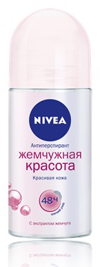 NIVEA / Дезодорант-антиперспирант Жемчужная красота ролик 50 мл