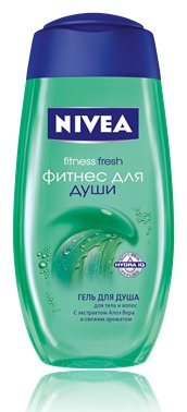 NIVEA / Гель для душа Фитнес для души для тела и волос