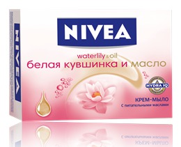 NIVEA / Крем-мыло Белая кувшинка и масло