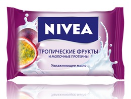 NIVEA / Мыло-уход Тропические фрукты и молочные протеины