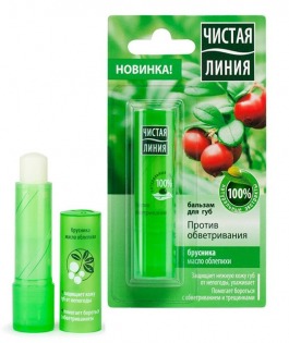"Чистая линия" / Бальзам для губ против обветривания