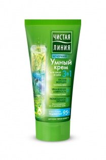 "Чистая линия" / Вечерний Умный крем для лица и шеи 3 в 1