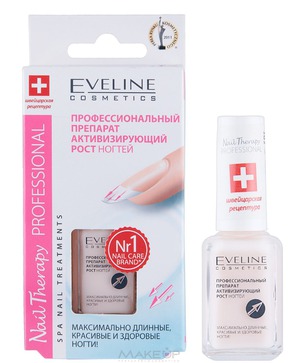 Eveline Cosmetics / Лечебный лак Nail Theraphy Препарат для ускорения роста ногтей