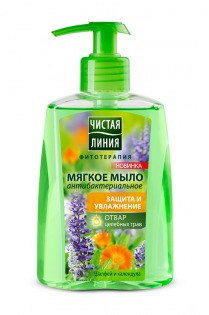 "Чистая линия" / Мягкое мыло Защита и увлажнение