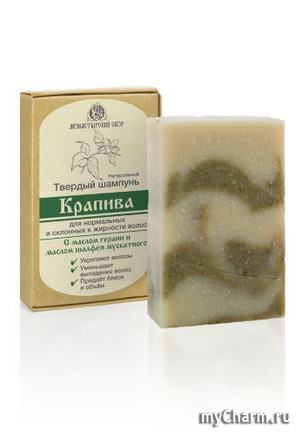 KLEONA / Твердый шампунь Крапива"