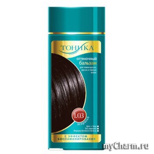 "Тоника" / оттеночный бальзам для волос с эффектом биоламинирования экспрессо