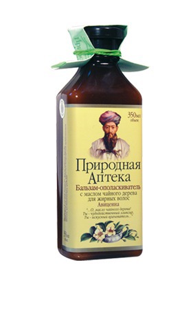 "Фратти НВ" / Бальзам-ополаскиватель с маслом чайного дерева для жирных волос серии «Природная Аптека»