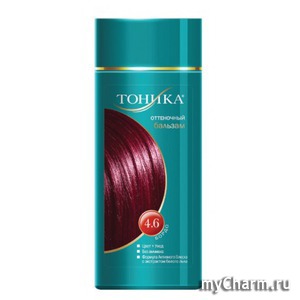 "Тоника" / оттеночный бальзам для волос бордо