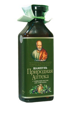 "Фратти НВ" / Шампунь с оливковым маслом для сухих волос серии «Природная Аптека»