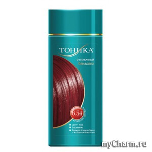 "Тоника" / оттеночный бальзам для волос красное дерево