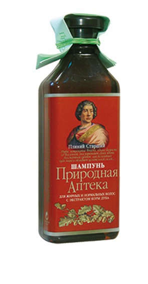 "Фратти НВ" / Шампунь с экстрактом коры дуба для жирных и нормальных волос серии «Природная Аптека»