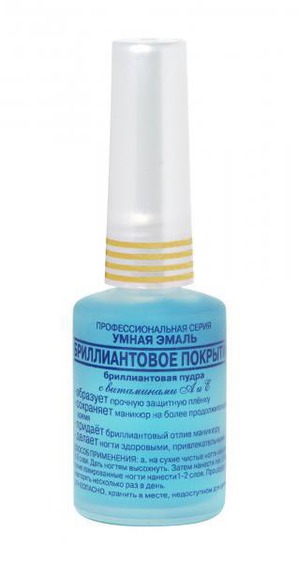 Frenchi / Средство для ногтей Умная эмаль Бриллиантовое покрытие
