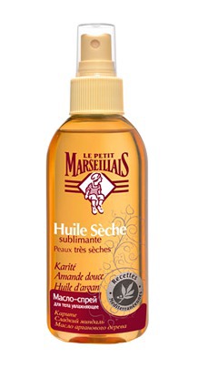 le petit marseillais / Увлажняющее масло-спрей для тела «Масло карите, экстракт сладкого миндаля и масло арганового дерева»