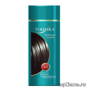 "Тоника" / оттеночный бальзам для волос темно-русый