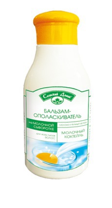 "Фратти НВ" / Бальзам-ополаскиватель «Молочный коктейль» молоко и яичный желток для всех типов волос серии «Сельский домик»
