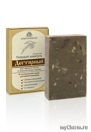 KLEONA / Твердый шампунь "Дегтярный"
