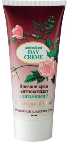 Boutique d’Elite / Дневной крем-антиоксидант "Зеленый чай и лепестки розы"