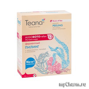 Teana / Algoboto relax Ферментный пилинг с миоксинолом, папайей и ананасом Музыка моря