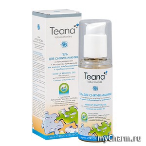 Teana / Гель для снятия макияжа мицеллярный с лактоферрином и экстрактом гамамелиса для жирной, комбинированной и проблемной кожи