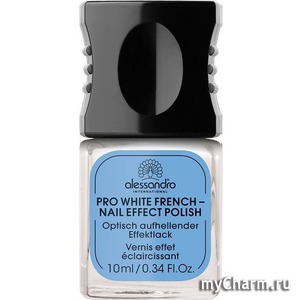 Alessandro /    Pro White French nail Effect Polish
