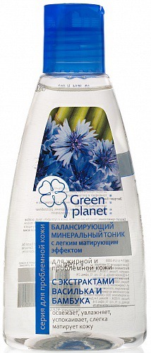 Green Planet / Тоник балансирующий минеральный с легким матирующим эффектом