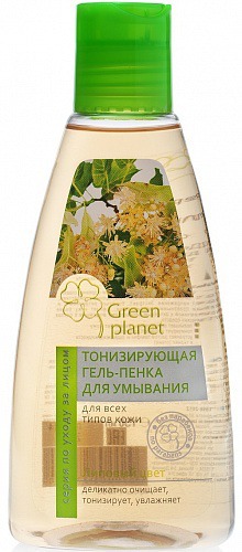 Green Planet / Гель-пенка для умывания тонизирующая для всех типов кожи