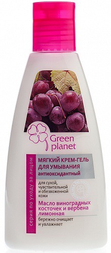 Green Planet / Крем-гель для умывания мягкий антиоксидантный