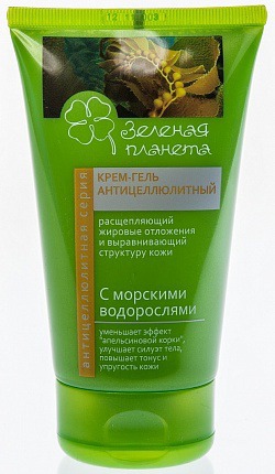 Green Planet / Гель-крем антицеллюлитный, расщепляющий жировые отложения и выравнивающий структуру кожи