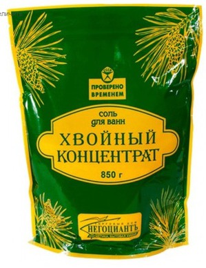 "Северная Жемчужина" / Соль для ванн "Хвойный концентрат"