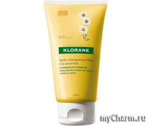 Klorane /      Apres - shampooing creme a la camomile