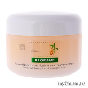 Klorane /    Intense nutrition repair mask with mango butter