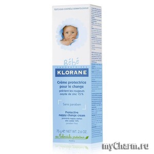 Klorane /    Bebe Protective nappy change cream