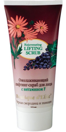 Boutique d’Elite / Омолаживающий лифтинг-скраб для лица "Черная смородина и эхинацея"