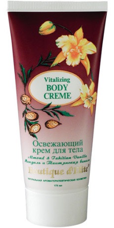 Boutique d’Elite / Освежающий крем для тела «Миндаль и таитянская ваниль»