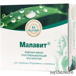 "Малавит" / Лифтинг-маска для лица Лифтинг-маска пластифицирующая альгинатная Для коррекции возрастных изменений