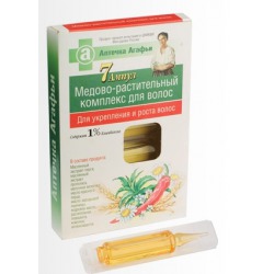 "Рецепты бабушки Агафьи" / Медово-растительный комплекс для волос серии Аптечка Агафьи