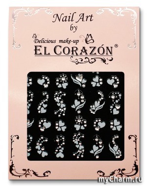 El Corazon / Наклейки для ногтей Самоклеющиеся наклейки