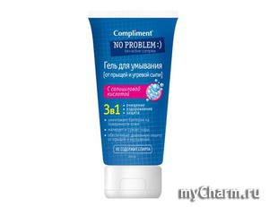 Compliment / Гель для умывания 3 в 1 с салициловой кислотой No Problem