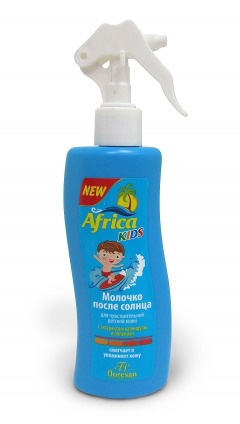 Floresan / Детское молочко Молочко после солнца с экстрактом календулы и облепихи «Africa kids»