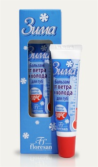 Floresan / Бальзам для губ от ветра и холода "Зима"